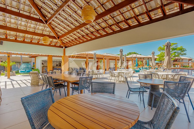 Maravilloso apartamento con 2 suites - Itacimirim