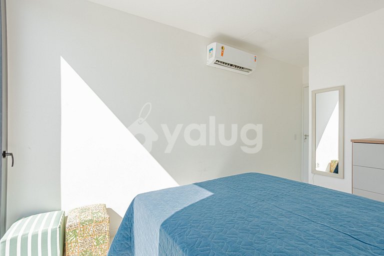 Maravilhoso Apt 3/4, Pé na Areia