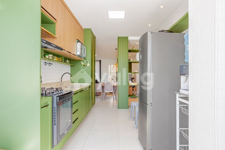 Maravilhoso Apt 3/4, Pé na Areia