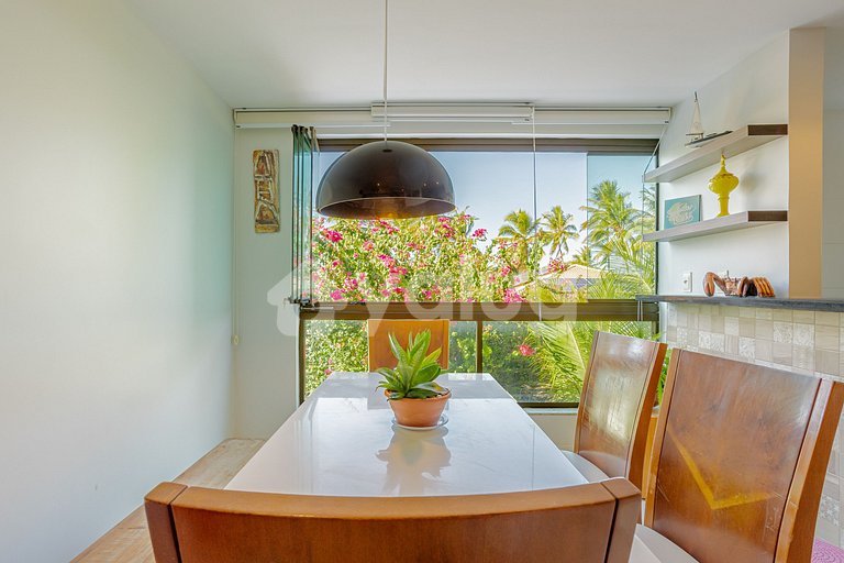 Excelente Apartamento Pé na Areia com 4 Suítes - Itacimirim