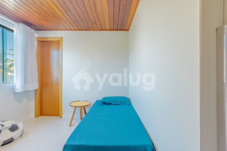 Excelente apartamento frente al mar con 4 suites -Itacimirim