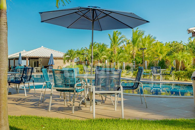 Excelente apartamento frente al mar con 4 suites -Itacimirim