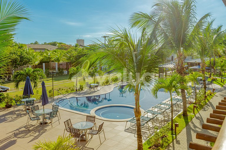 Excellent Beachfront Apartment with 4 Suites - Itacimirim
