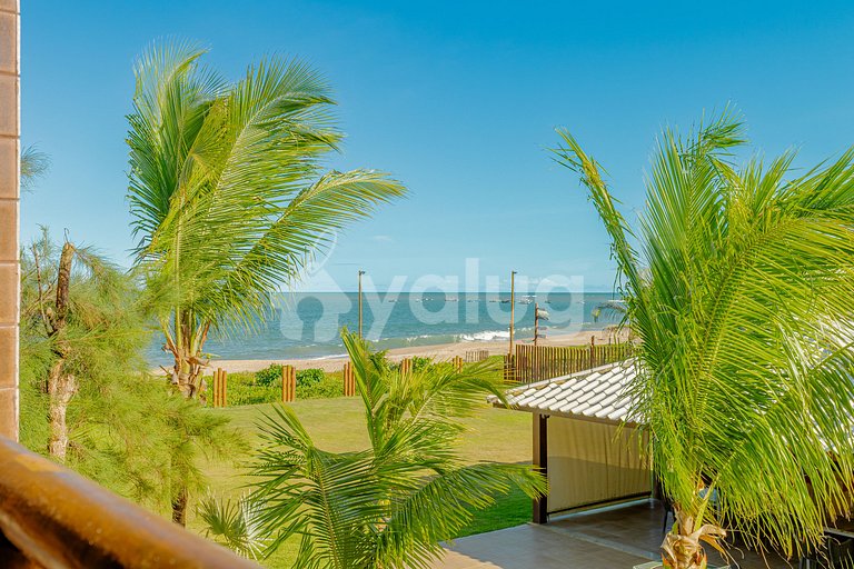 Excelente Apartamento Pé na Areia com 4 Suítes - Itacimirim