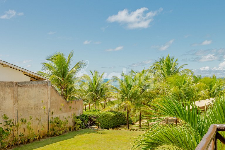 Ótimo apartamento pé na areia com 3 suítes - Itacimirim