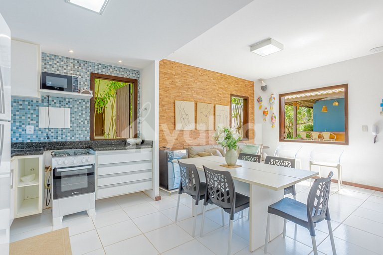 Ótimo apartamento pé na areia com 3 suítes - Itacimirim