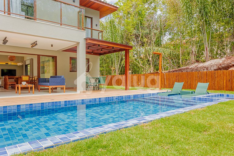 Maravilhosa Casa com 6 suítes e Piscina - Praia do Forte