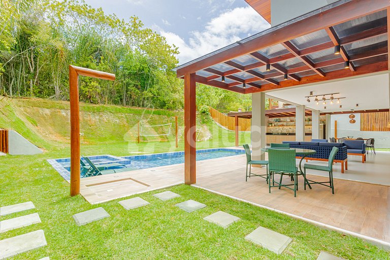 Maravillosa casa con 6 suites y piscina - Praia do Forte