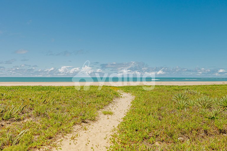 Ótimo apartamento pé na areia com 3 suítes - Itacimirim