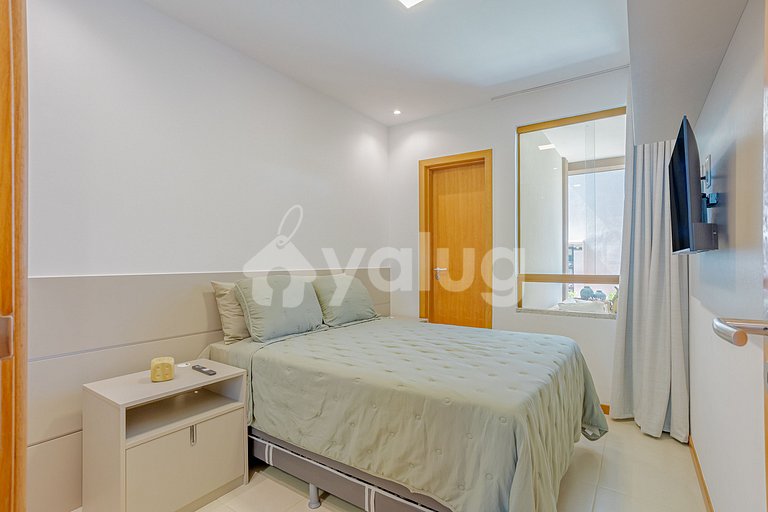 Maravilhoso apartamento com 2 suítes - Itacimirim