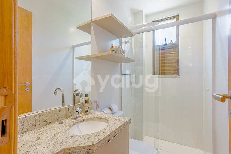 Maravilhoso apartamento com 2 suítes - Itacimirim