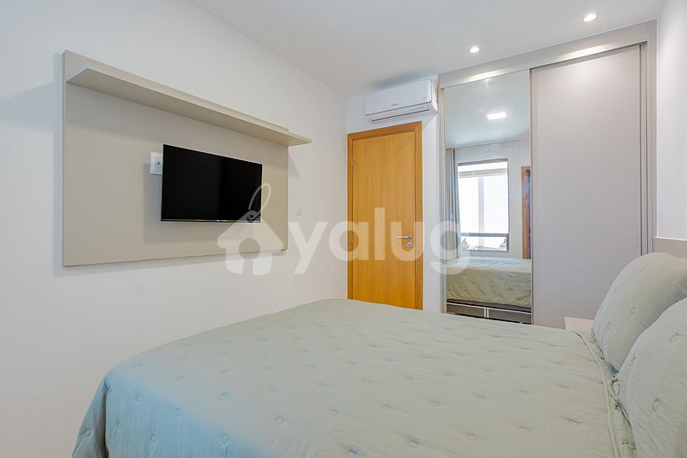 Maravilloso apartamento con 2 suites - Itacimirim