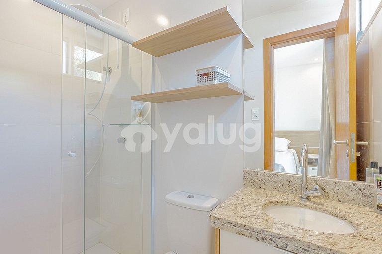 Maravilhoso apartamento com 2 suítes - Itacimirim