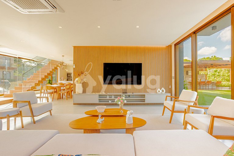 Maravillosa casa con 5 suites y piscina - Praia do Forte