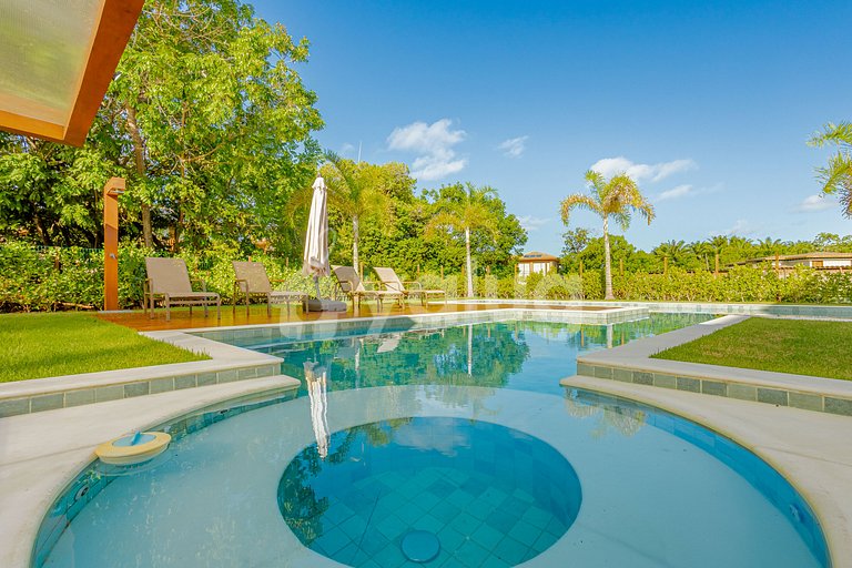 Maravillosa casa con 5 suites y piscina - Praia do Forte