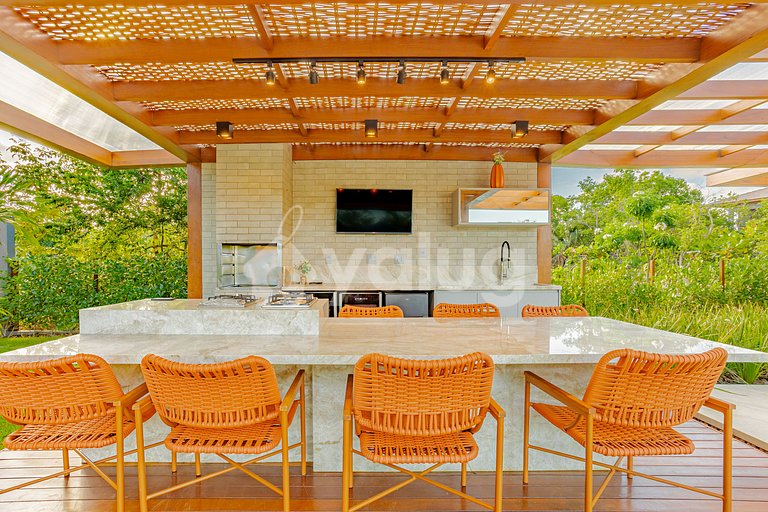 Maravillosa casa con 5 suites y piscina - Praia do Forte