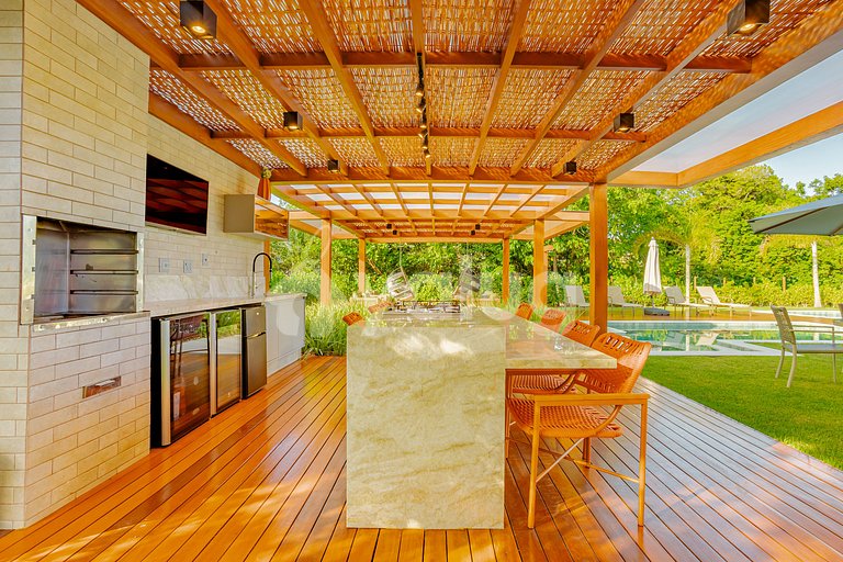 Maravillosa casa con 5 suites y piscina - Praia do Forte