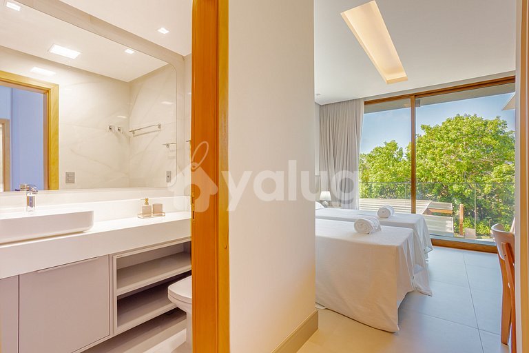Maravillosa casa con 5 suites y piscina - Praia do Forte