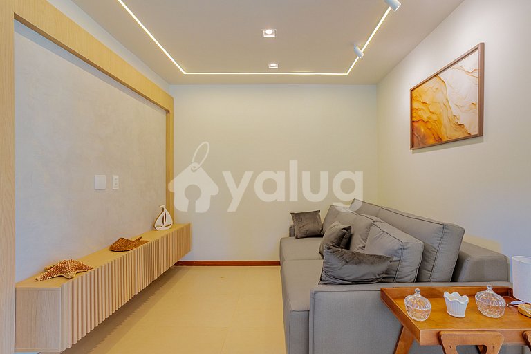 Maravilhosa casa com 2 suítes e 1 quarto - Praia do Forte