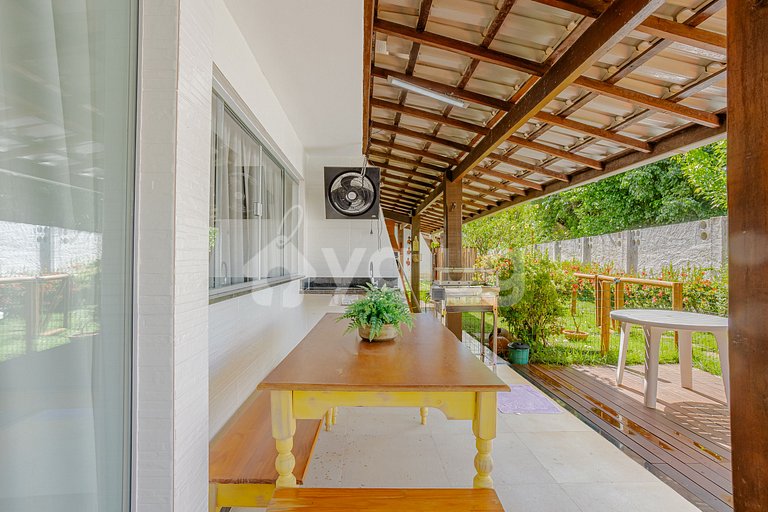 Lindo Village a 250m da Praia, 4 Suítes - Guarajuba