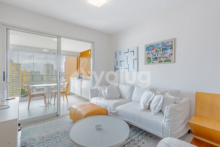 Apartamento con vista al mar para 5 personas - Itaigara