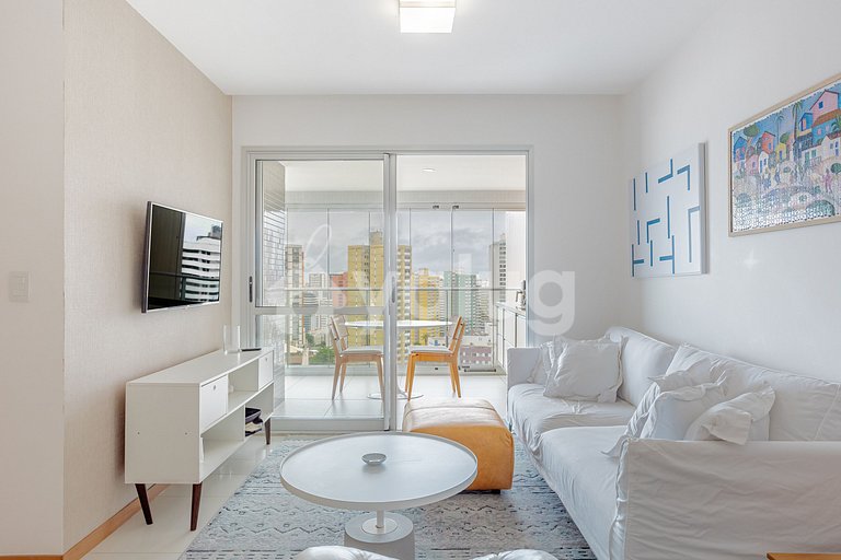 Apartamento con vista al mar para 5 personas - Itaigara