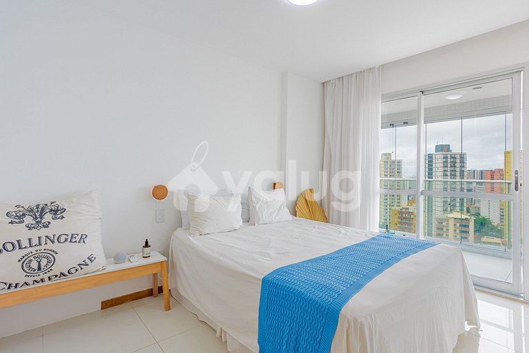 Excelente Apartamento Vista Mar para 5 Pessoas - Itaigara