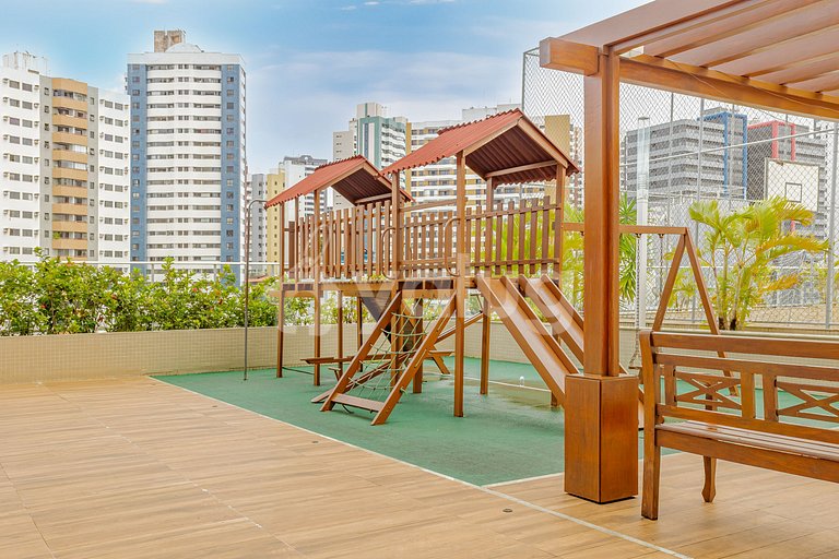 Apartamento con vista al mar para 5 personas - Itaigara