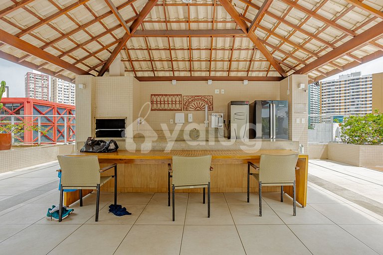 Apartamento con vista al mar para 5 personas - Itaigara