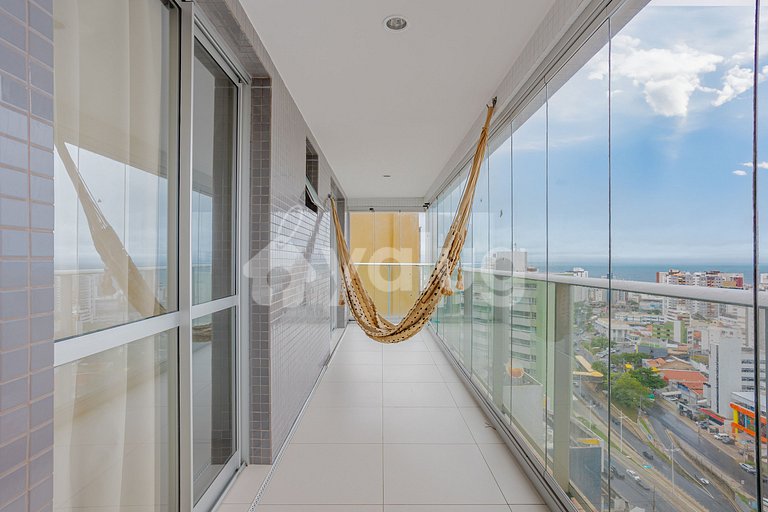 Excelente Apartamento Vista Mar para 5 Pessoas - Itaigara