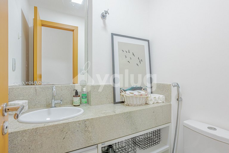 Apartamento con vista al mar para 5 personas - Itaigara