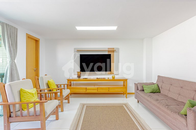 Hermoso apartamento frente al mar con 4 suites - Itacimirim