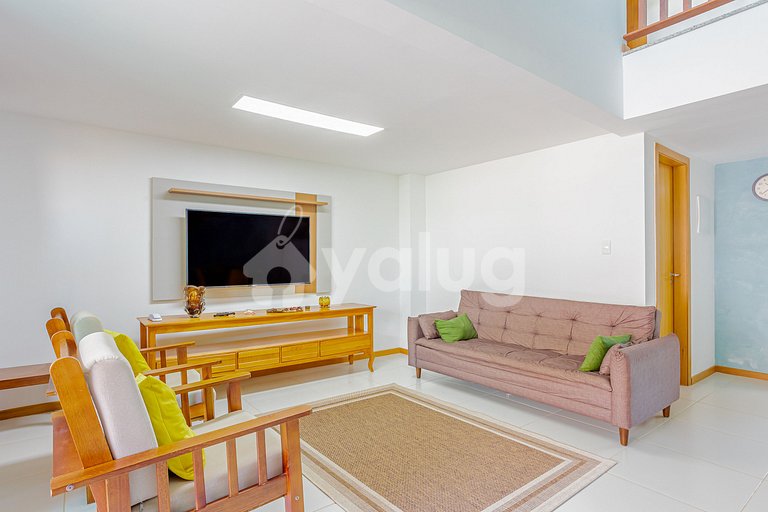 Hermoso apartamento frente al mar con 4 suites - Itacimirim