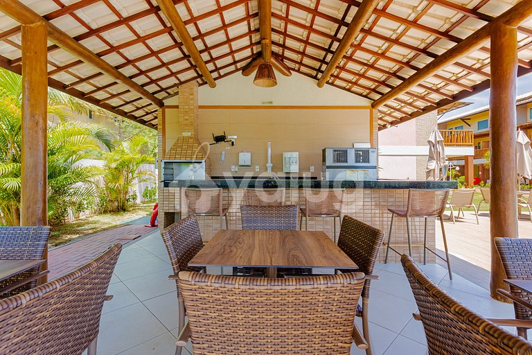 Lindo Apartamento Pé na Areia com 4 Suítes - Itacimirim