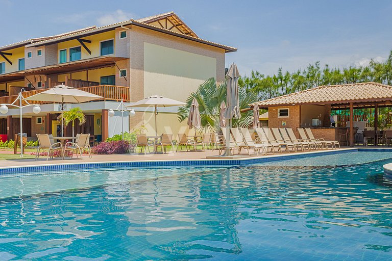Lindo Apartamento Pé na Areia com 4 Suítes - Itacimirim