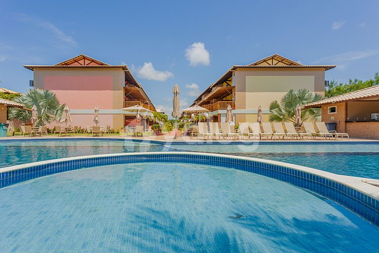 Lindo Apartamento Pé na Areia com 4 Suítes - Itacimirim