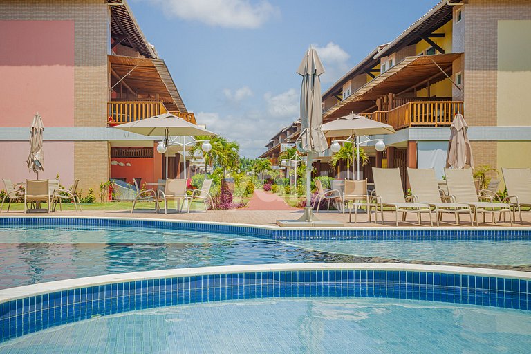 Lindo Apartamento Pé na Areia com 4 Suítes - Itacimirim