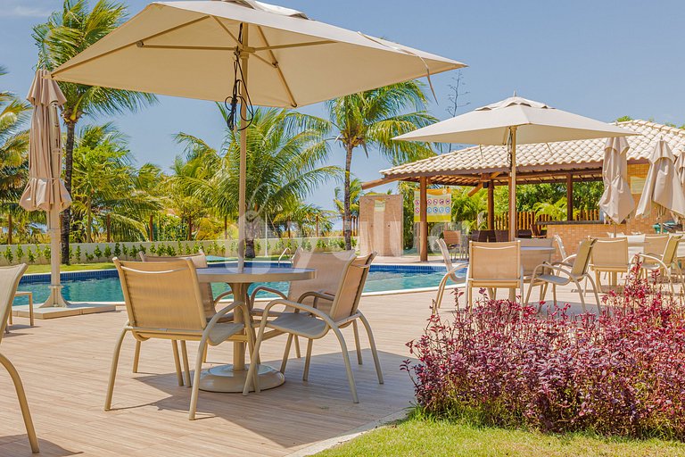Hermoso apartamento frente al mar con 4 suites - Itacimirim