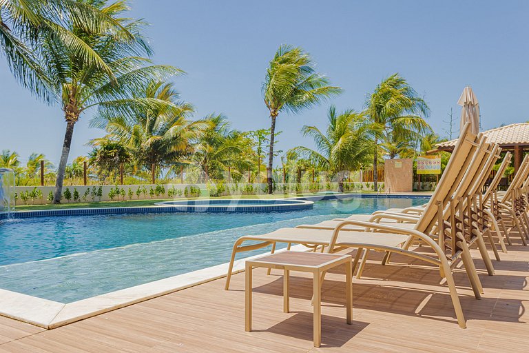 Hermoso apartamento frente al mar con 4 suites - Itacimirim