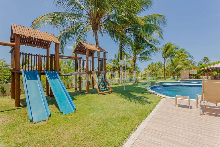Hermoso apartamento frente al mar con 4 suites - Itacimirim