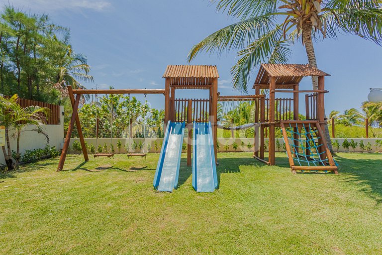 Hermoso apartamento frente al mar con 4 suites - Itacimirim