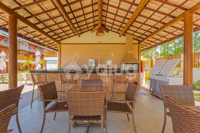 Lindo Apartamento Pé na Areia com 4 Suítes - Itacimirim