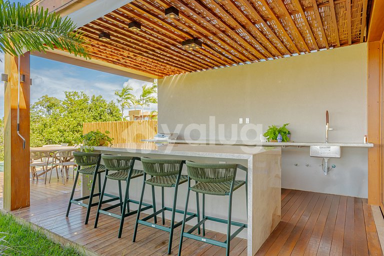 Great Mansion with 5 Suites and Swimming Pool-Praia do Forte