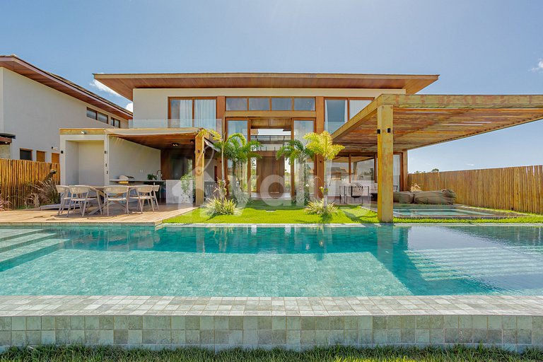 Hermosa mansión con 5 suites y piscina - Praia do Forte