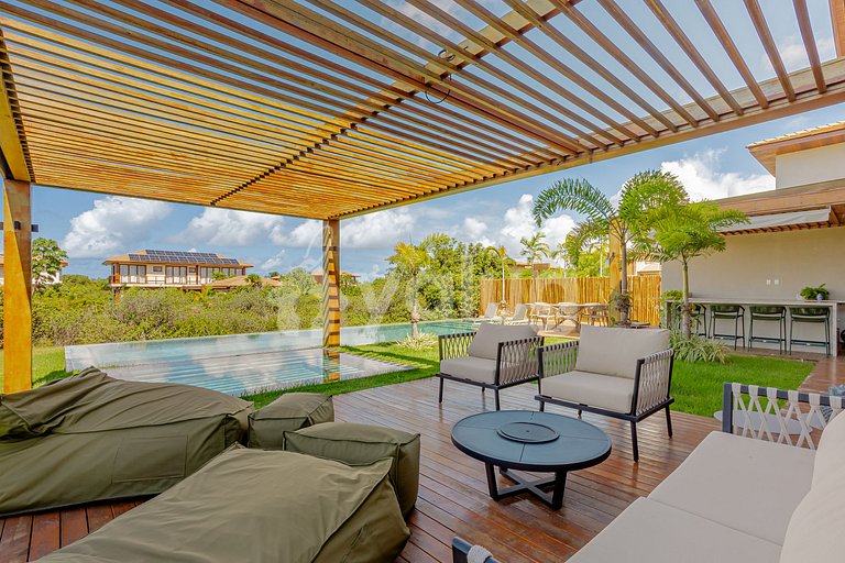 Hermosa mansión con 5 suites y piscina - Praia do Forte