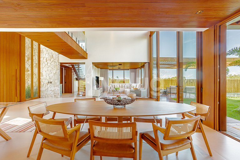 Hermosa mansión con 5 suites y piscina - Praia do Forte