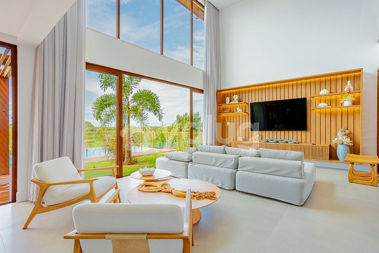 Casa Alto Padrão 5 Suítes - Praia do Forte