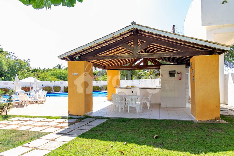 Lindo Village a 250m da Praia, 4 Suítes - Guarajuba