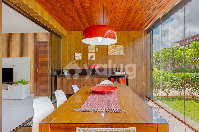 Lindo Apartamento 3/4 Pé na Areia em Itacimirim