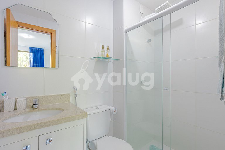 Lindo Apartamento 3/4 Pé na Areia em Itacimirim